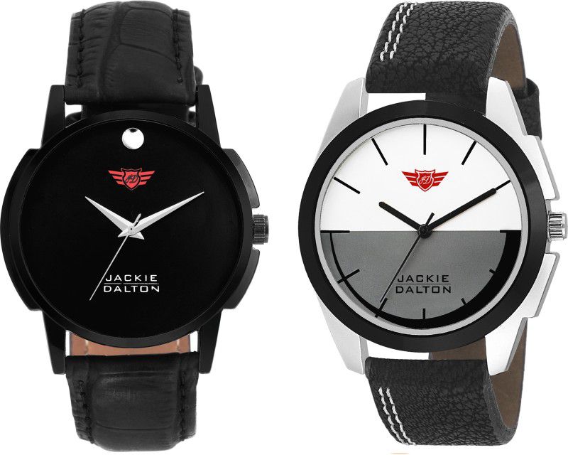 Jackie Dalton combo set of 2 analog watch for men-JD072MMC Analog Watch - For Men JD072MMC