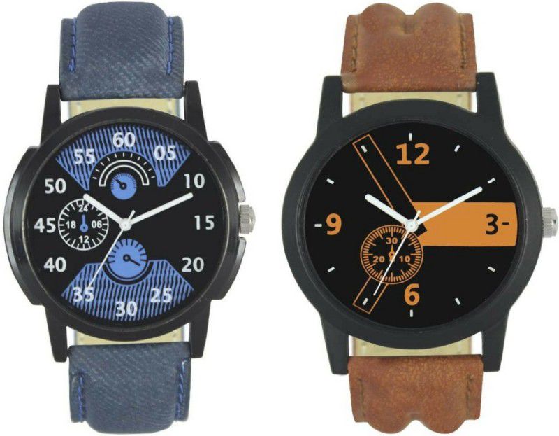 Analog Watch - For Men Pack Of 2 P010-P014