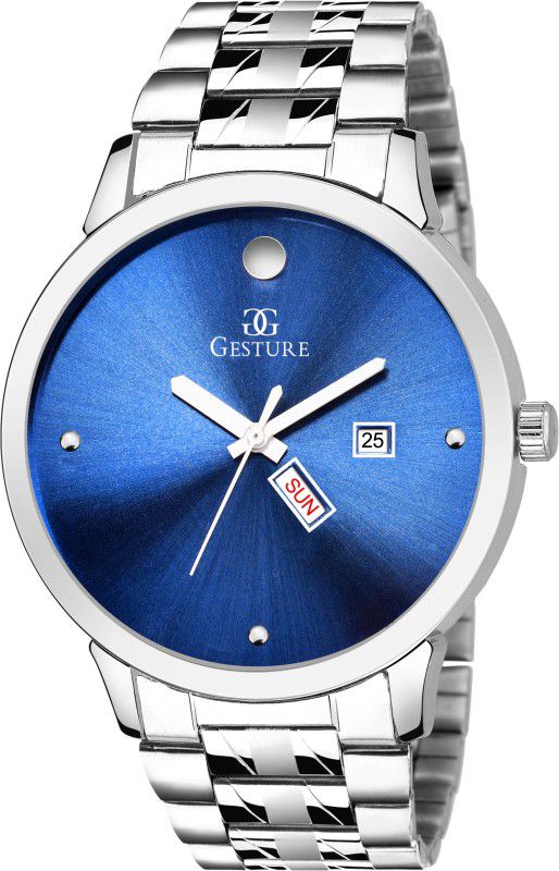 Day And Date Analog Watch - For Men 1231- Blue