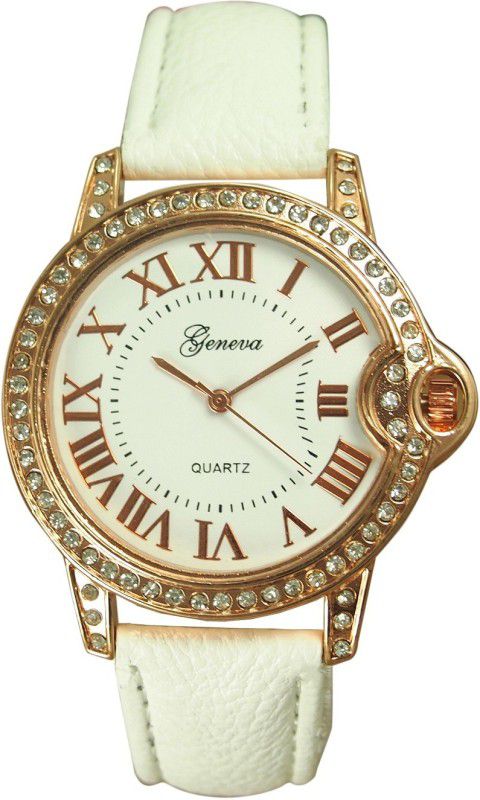 Analog Watch - For Women Roman Number Dial Studded
