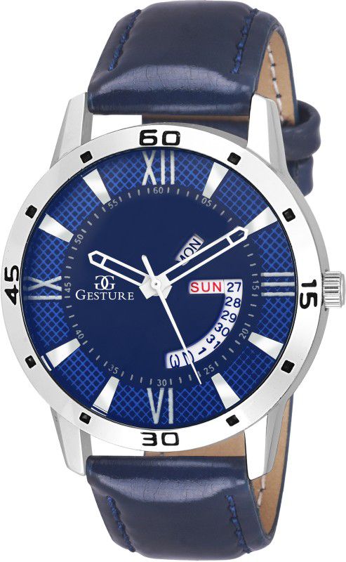 Day and Date Series Analog Watch - For Men 1131- Blue