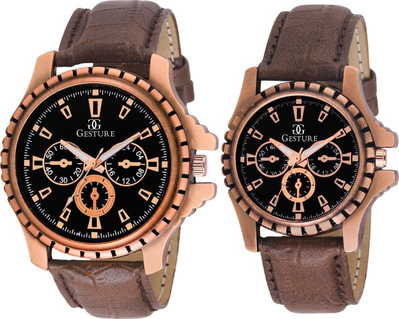 Analog Watch - For Couple 9004- Corporate Combo