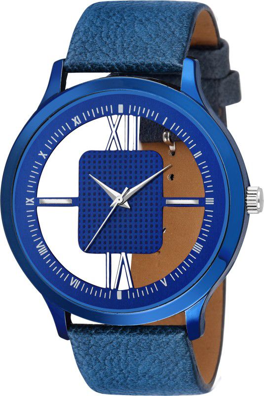 Analog Watch - For Men Royal Blue Round Open Dial Blue color strap New Fashion Men watch