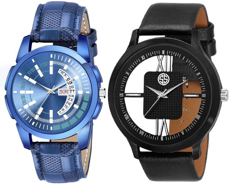 Analog Watch - For Men M-3572|New Men Combo Exclusive Transparent Design Date and Day