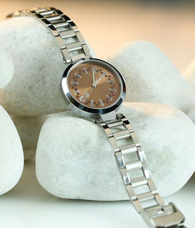 NL_23 Analog Watch - For Women New Fancy Stylish Look Brown Dial