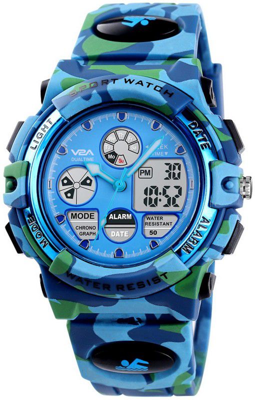 Analog-Digital Watch - For Boys & Girls Best Selling Waterproof Kids Shockproof Calendar Chronograph Sports Casual