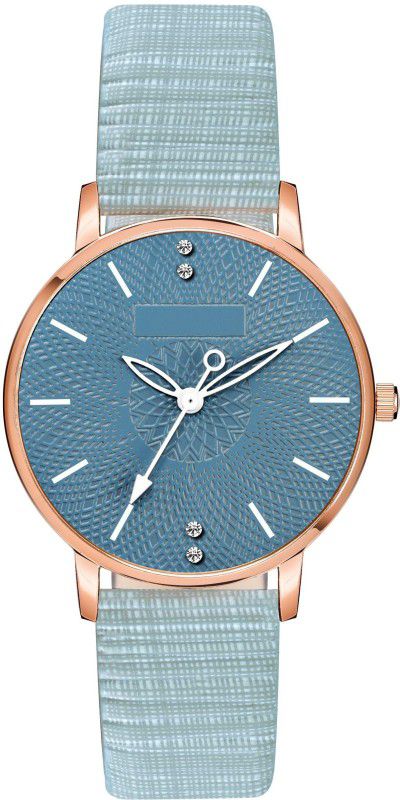 dimond Analog Watch - For Women Fancy Bracelet Rose Gold Dial Women Watches Ladies Wristwatch for Girls Analog Fashion Female Clock Gift Starry Sky Magnetic Watch with Blue Color Letaher Strap Stylish Watch New Model