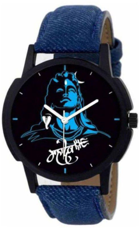 Analog Watch - For Men S451|NEW RICH LOOK UNIQUE DIAL|STYLISH DENIM DESIGNED STRAP|