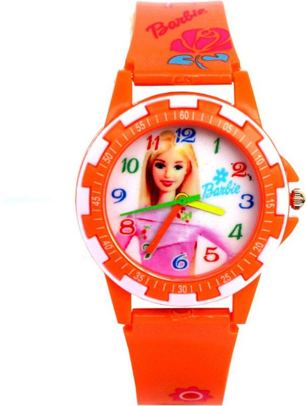 Fashion Analog Watch - For Boys & Girls (R-TM) Barbie-01 Ana log New Look Birthday Gift (Random color will be sent )