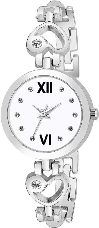 Analog Silver Chain Women Analog Watch - For Girls Bengal-514-Silver