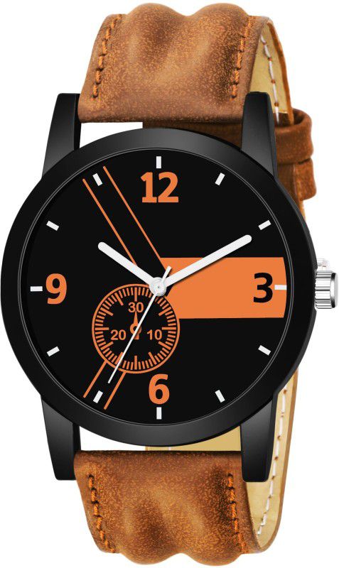 Analog Watch - For Men RC=9989 Time~Walker Tan Coloured