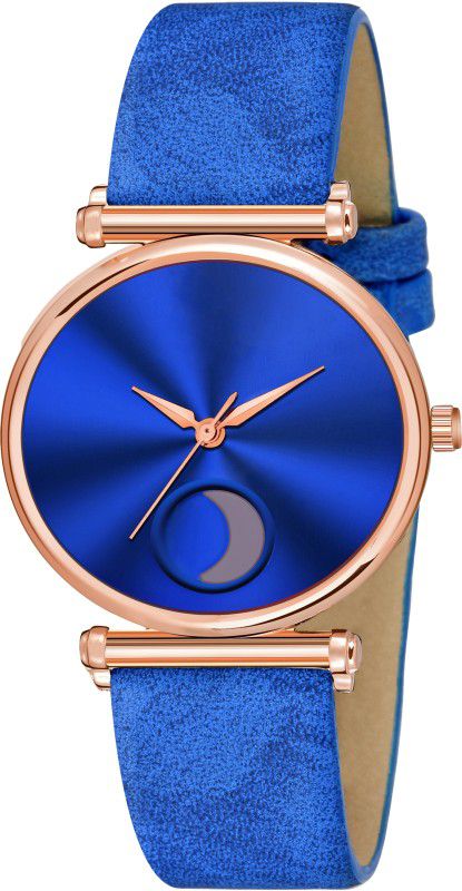 Rose Gold Classic Design Analog Wrist Watch With Leather Strap For Girl & Women Analog Watch - For Girls RRG