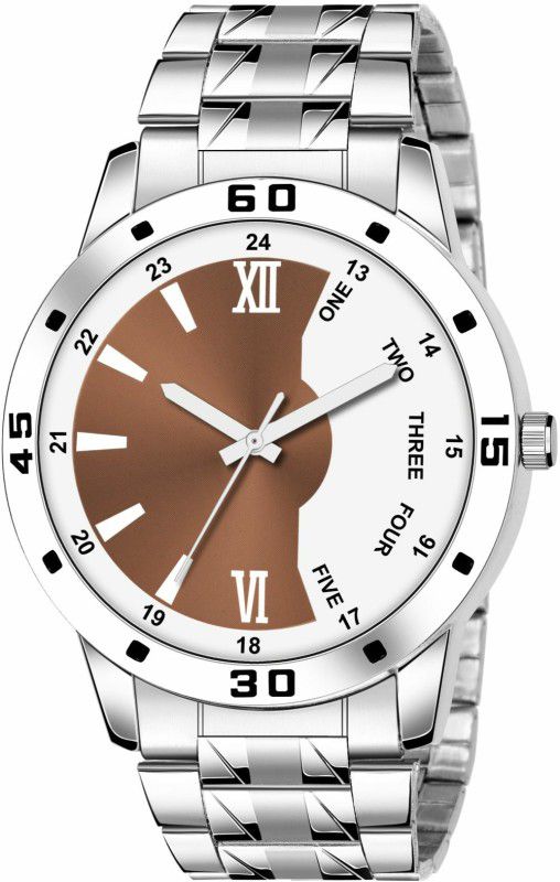 NEW ARRIVAL FAST SELLING TRACK DESIGNER Analog Watch - For Men New Stylis Men's All New looks Sports Design Steel Chain