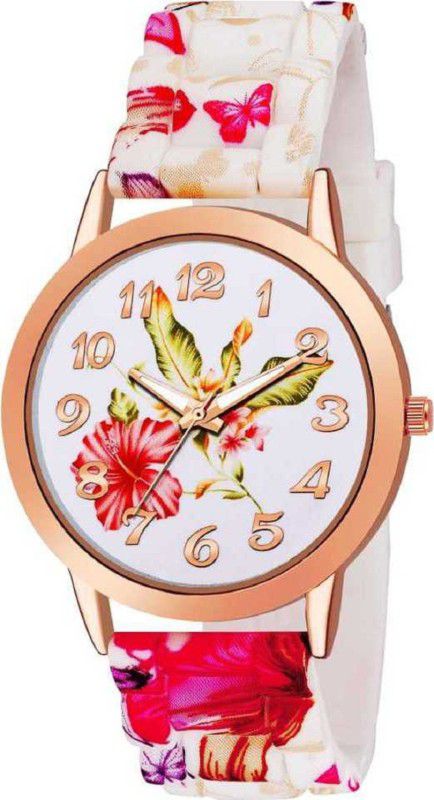 All Festival Girls Premium Design Fancy Analog Watch - For Women New Beautiful Flower Original Printed Watch