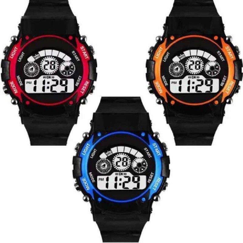 Digital Watch - For Boys new 3 combo digital watches for boys