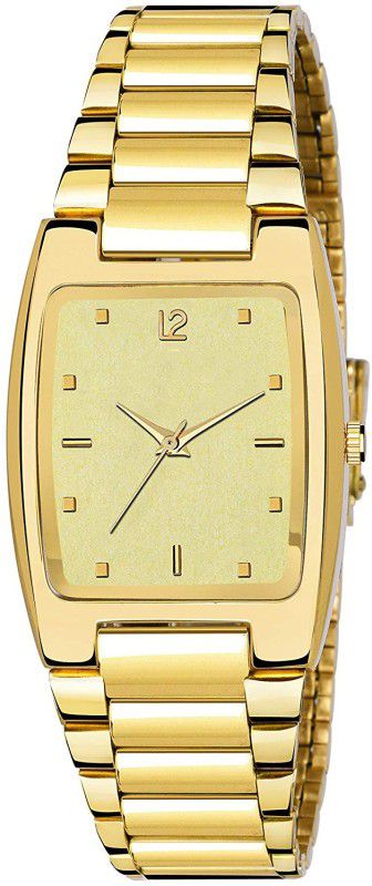gold watches Analog Watch - For Girls girls watches new_839 GOLDEN GP ANALOG RICH LOOK SQUARE DIAL QUARTZ WOMEN WATCH
