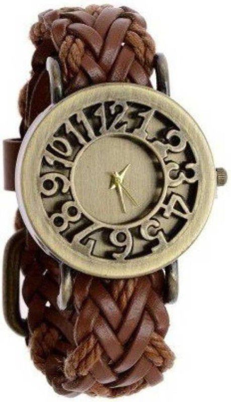 Unique Classic style Girls Analog Watch - For Girls leather Strap Design