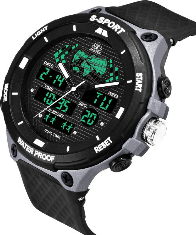 Atteractive Sport Disgener Wrist Watch Analog-Digital Watch - For Men Stylish Trendy Chronograph Waterproof Sports Analog-Digital Watch
