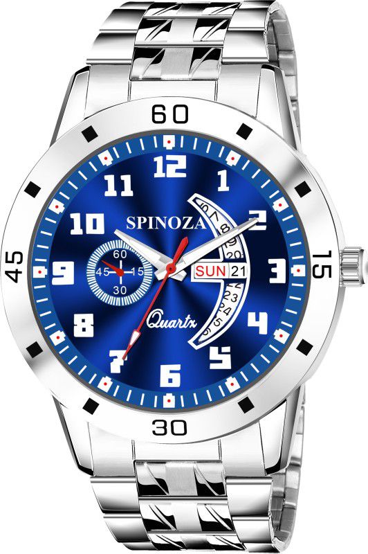 Blue color day date new design attractive style fashion watch for men Analog Watch - For Boys SPNZ135 blue working day date