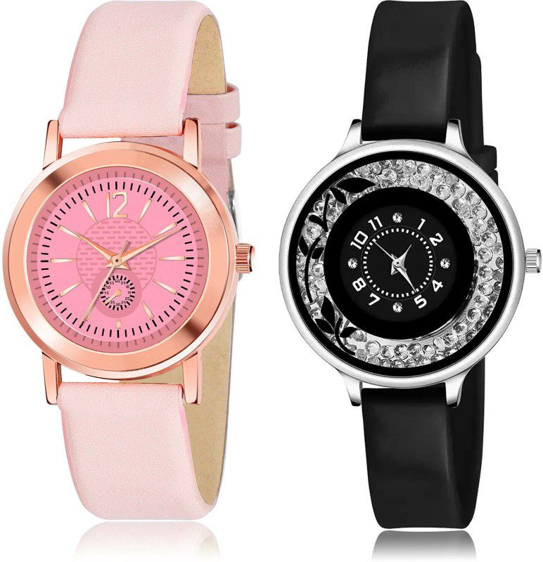 Analog Watch - For Girls Modern Branded 2 Watch Combo For Women And Girls - GW7-G86