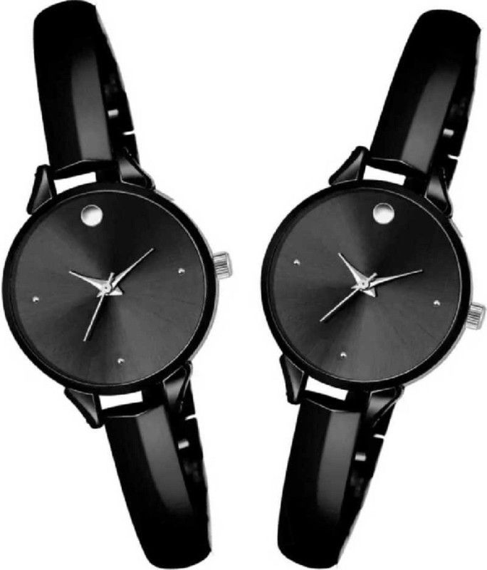 New Generation Combo Analog Watch - For Women Beautiful Fancy Black Bracelet Watch New Stylish watch