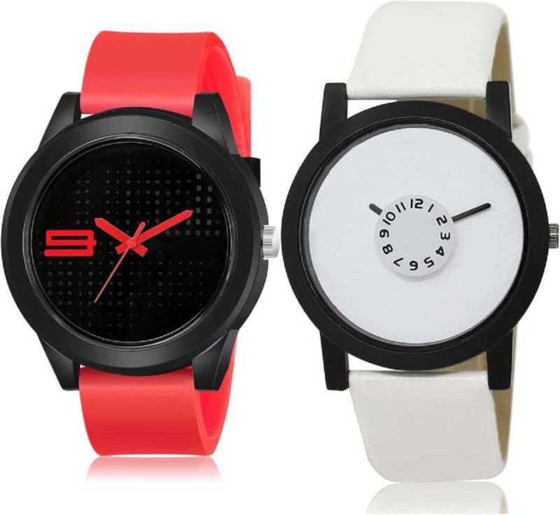Analog Watch - For Boys New trend red straps classic combo watch