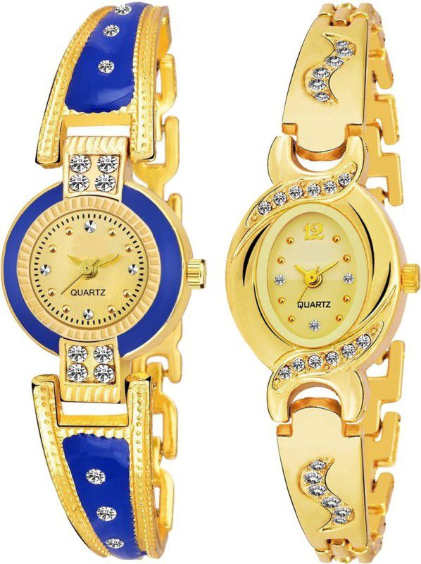Analog Watch - For Girls New Designer Party-Wedding Blue Women And Girls Combo 2 Analog Watch