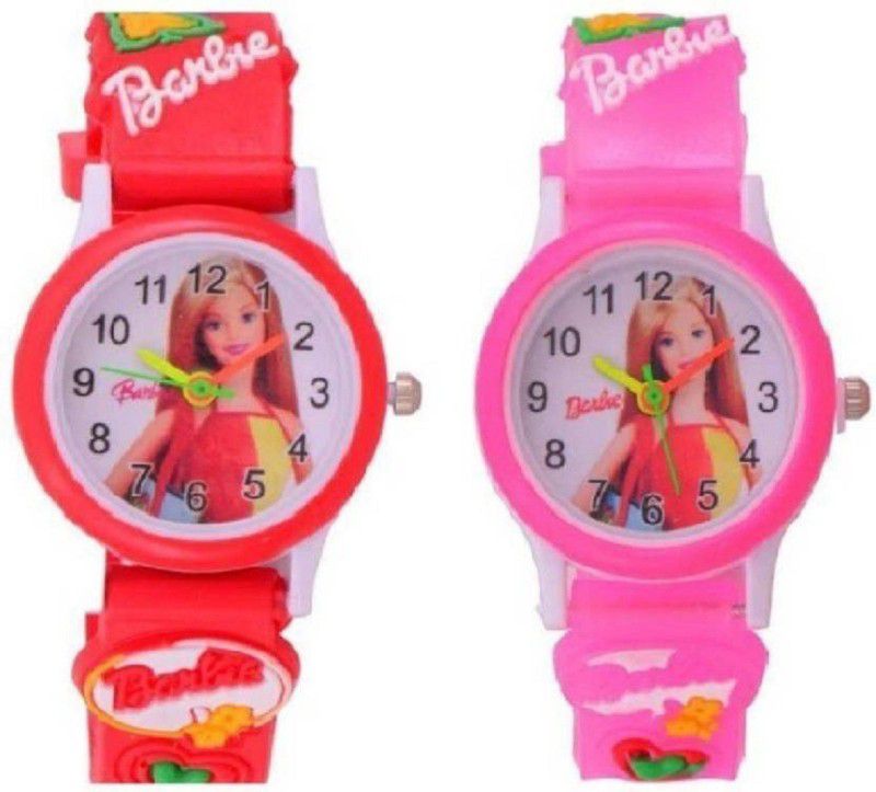 Analog Watch - For Women Barbie Analogue White Dial So Beautiful For Kids Gift Stylish
