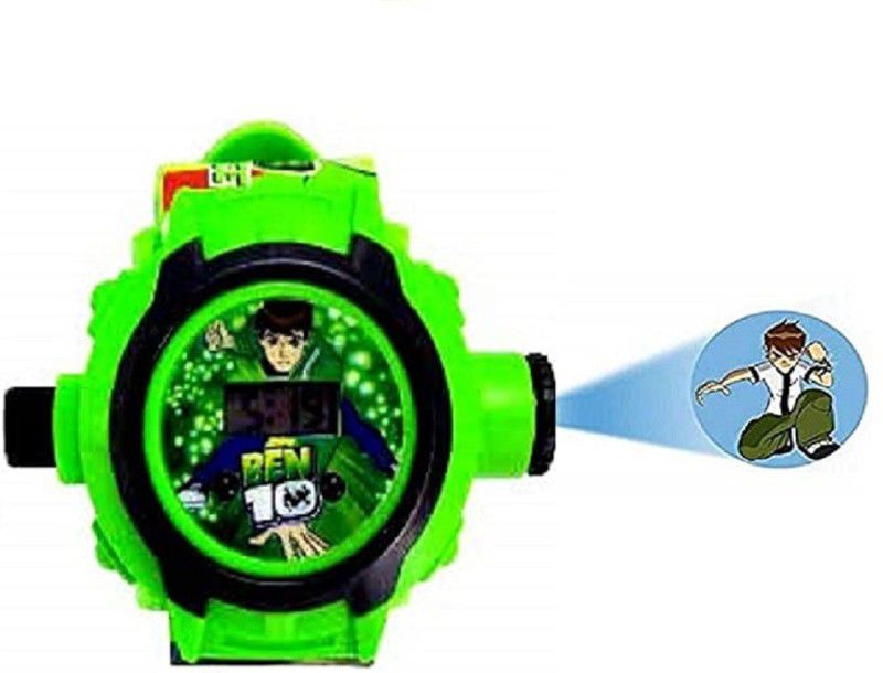 Sports Digital Watch - For Boys & Girls Ben 10 Projector Watch Automatic Digital Display Light 24 Images Ben10 Wrist Led Watch for Kids Boys Girls Birthday Gift Gifts for Kids Entertainment Ben 10 Watch Benten Toy Games