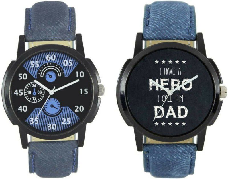 Analog Watch - For Men Pack Of 2 P010-P011