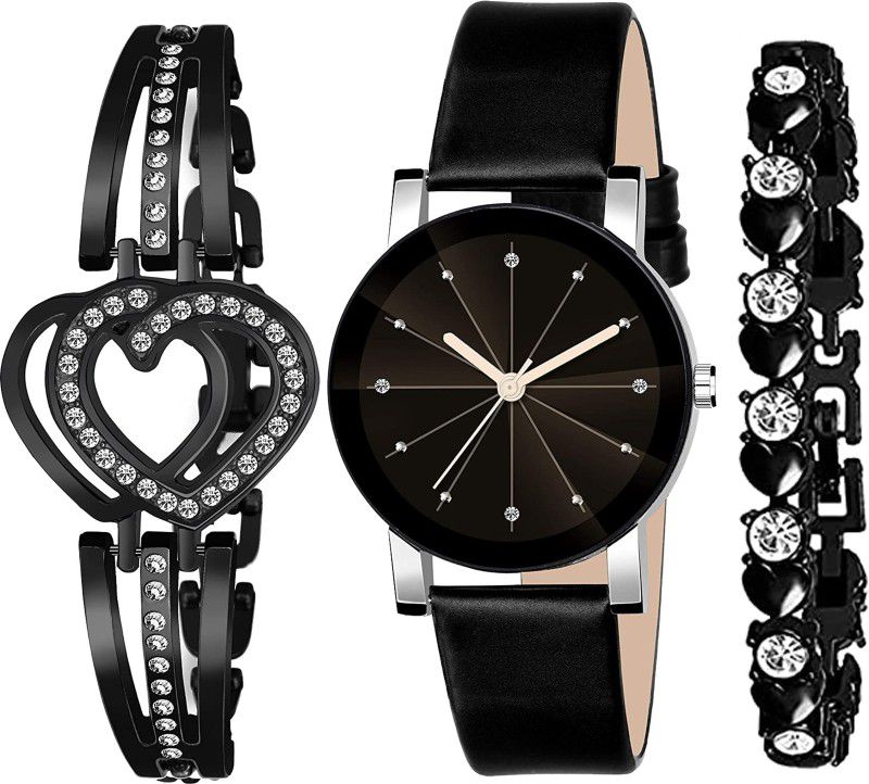 combo -3 Fast Selling Wrist Watch For Women & Girls Analog Watch - For Girls