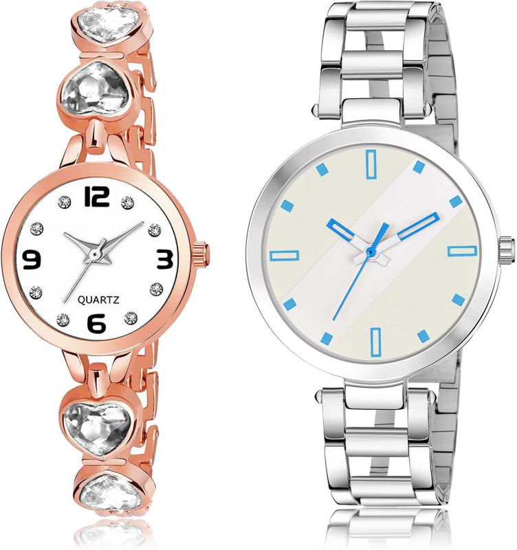 Analog Watch - For Girls Latest Valentine 2 Watch Combo For Women And Girls - G660-GM236