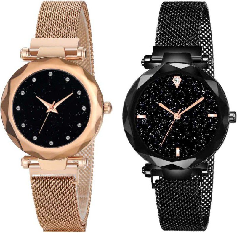 LATEST DESIGNED WATCH FOR GIRLS WATCH WITH MAGNETIC STRAP COMBO WATCH FOR GIRLS Analog Watch - For Girls DLT-22