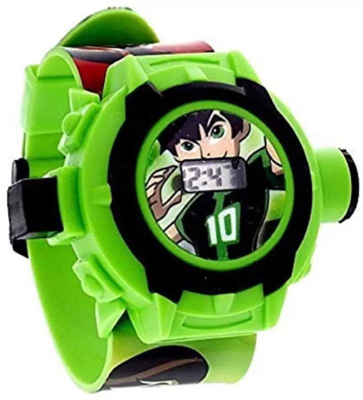 Digital Watch - For Boys & Girls New Generation Stylish 24 Images Ben Ten Projector Watch for Kids,