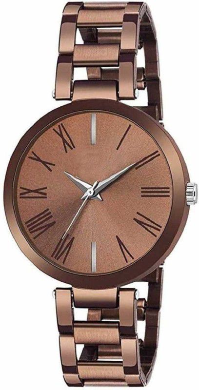 new launch watch for men good service Analog Watch - For Girls brown dail Beautiful Bracelet Day And Date Stylish Gift
