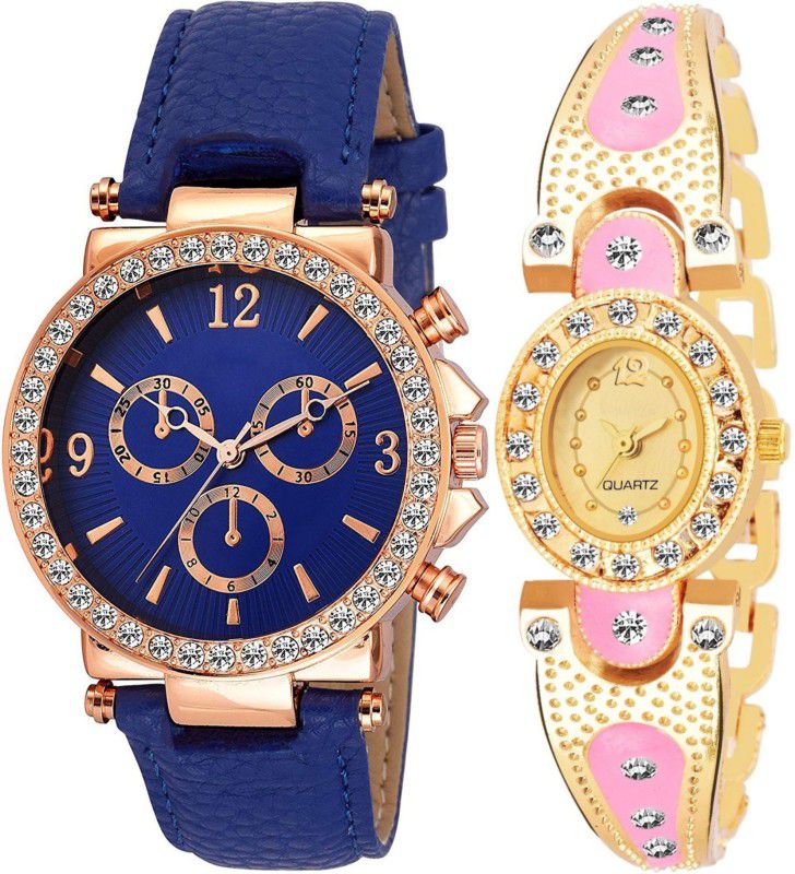 combo watch Analog Watch - For Girls Ladies watches girls stayle PREMIUM ROSE GOLD WATCH COMBO