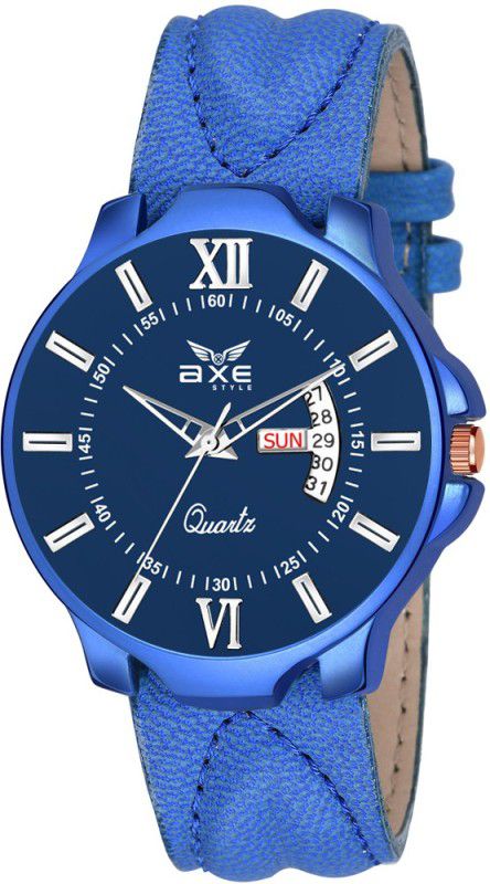 Analog Watch - For Boys XDD-1027 Bold Blue Color Dial Day & Date