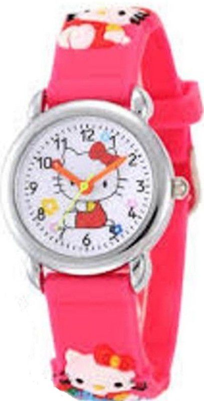 00037 Analog Watch - For Boys & Girls kids unisex Kids Hello Kitty Analog Wrist Watch(Ismart00037)