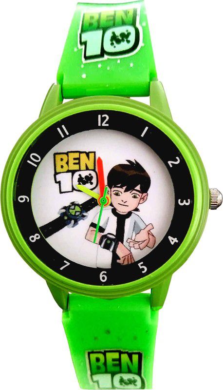Trendy Analog Watch - For Boys & Girls (R-TM) Ben 10 Attractive look Cartoon Round Dial Watches(Sent as per available color)