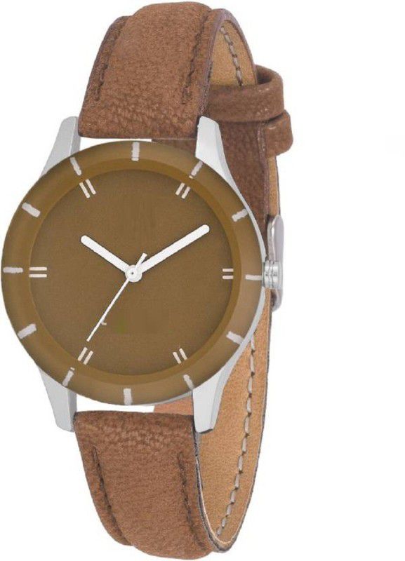 Analog Watch - For Women DE1048LG (BROWN) Watch - For Couple