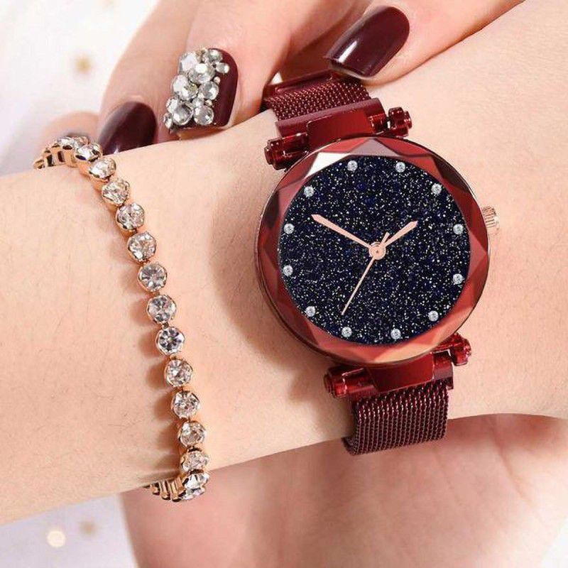 Analog Watch - For Girls Women New Look Analog Red Color Party-Wedding-Formal Girls Watch