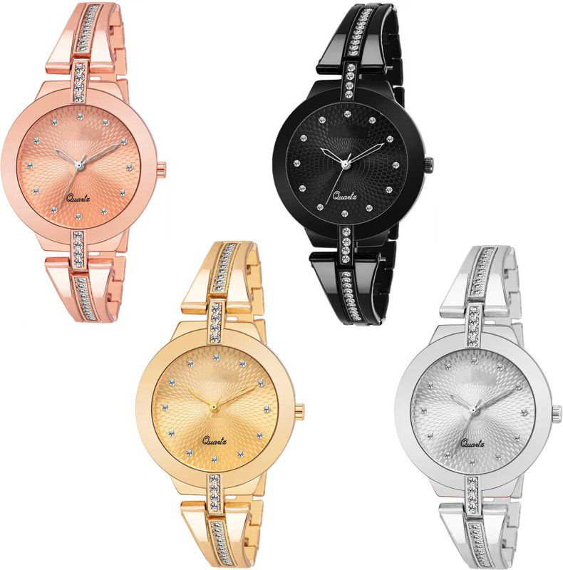 Analog Watch - For Women Combo pack 4 New Attractive Edition Part-Wedding Adition Analog Watch For Girls & Women OD-07926