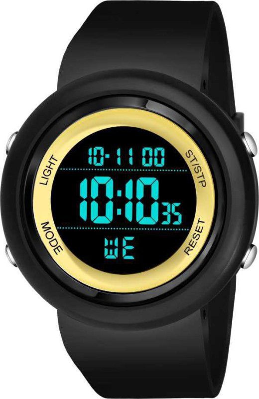 2022 Full Gold Round Waterproof, sporty looking watch for Boys Digital Watch - For Boys