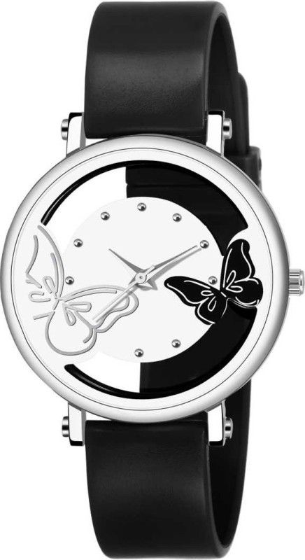 Black Butterfly Unique Transparent Analog Watch - For Women SS-6012
