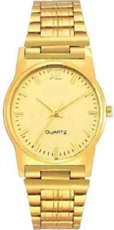 stylish different colored Watch Analog Watch - For Men NICE LOOK ANALOG GOLD DIAL WATCH Analog Watch - For Men Analog Watch - For BOYS