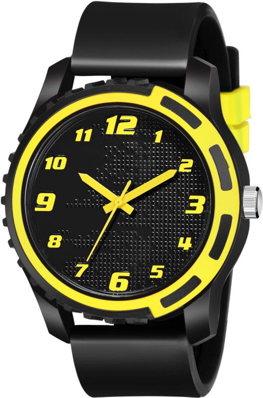 Analog Watch - For Men Looking Premium Quality Sport Yellow Watch For Men Analog Watch - For Men