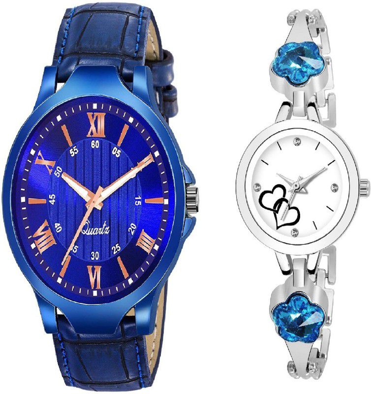BEAUTIFUL LOOK Analog Watch - For Couple Fresh Fashion Couple True Lover's Choice Blue Jeans Men & Women Analog Watch