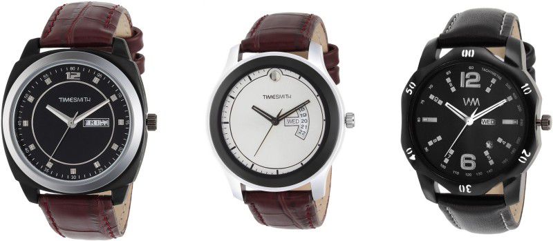 Day and Date Hybrid Smartwatch Watch - For Men TSC-001-002-010