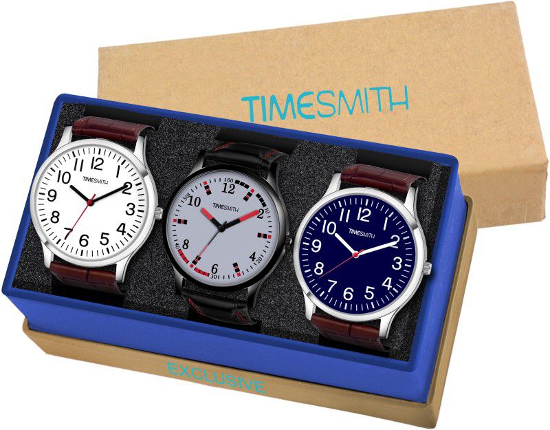 Combo Gift Set of 3 Designer Analog Watches Analog Watch - For Men CTC-003-004-005