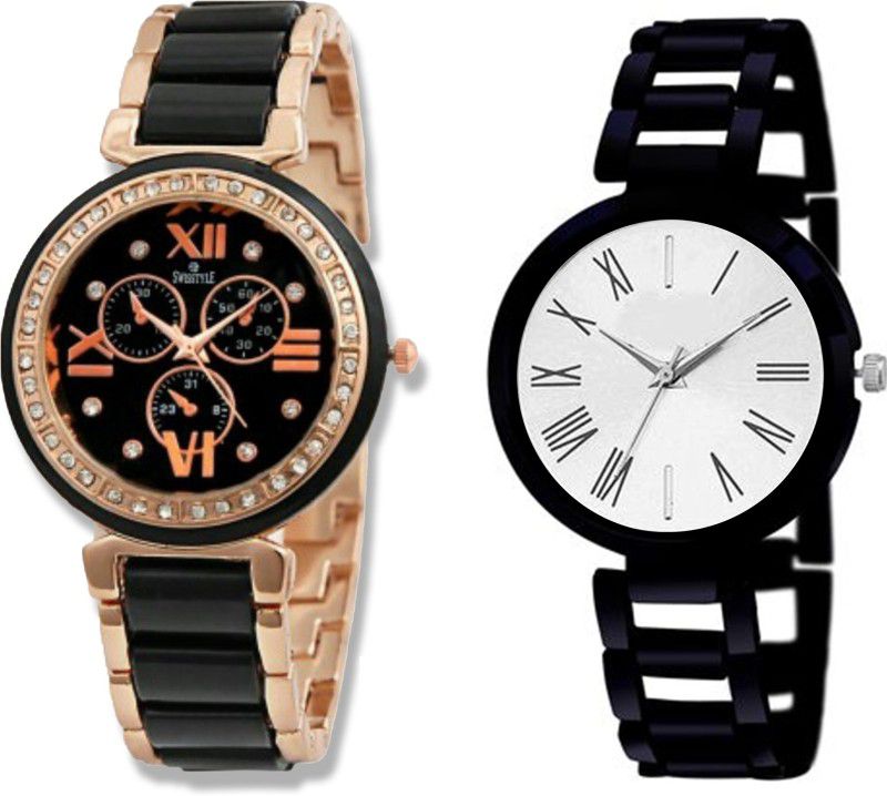 ROMAN BLACK AND GUCCI Beautifull Festive and Party Analog Watch Analog Watch - For Women